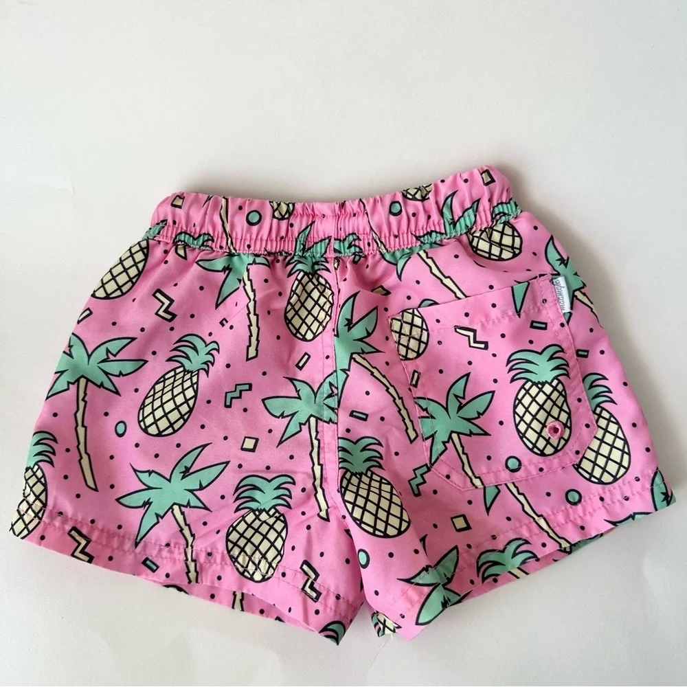 Maamgic Pineapple and Palm Tree Swim Shorts